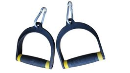 Premium Heavy Duty Abs Exercise Handles for Gym - Padded Wide ABS Grip, Solid Abs Ring and Heavy Duty for Cable Machines and Resistance Bands