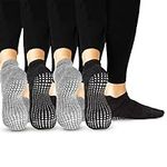 LA ACTIVE Non Slip Yoga Grip Socks 