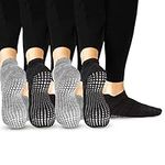 LA ACTIVE Non Slip Yoga Grip Socks 