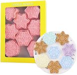 8 Pieces Cute Christmas Snowflakes 