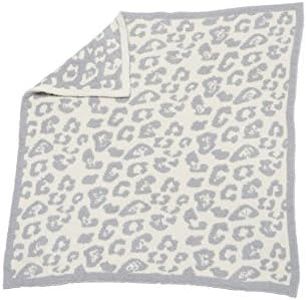 Barefoot Dreams Cozychic Barefoot in the Wild Baby Blanket - Ocean/Cream Ocean
