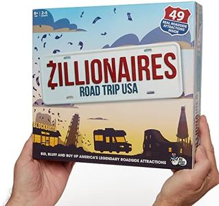 Zillionaires Road Trip USA: Family Board Game for Kids and Adults, Board Games for Families, Best New Board Games, Great for 2 – 5 Players…