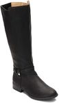 LifeStride Women's Xtrovert-Wc Knee High Boot, Black Wide Calf, 10