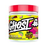 GHOST BCAA Amino Acids, Sour Patch Kids Watermelon - 30 Servings - Sugar-Free Intra and Post Workout Powder & Recovery Drink, 7g BCAA – Supports Muscle Growth & Endurance- Soy & Gluten-Free, Vegan