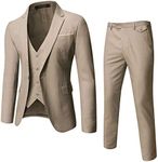 WULFUL Men's Suit Slim Fit One Butt