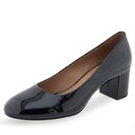 Aerosoles Women's EBEL Pump, Black Patent PU, 8 Wide, Black Patent Pu, 8 Wide