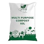 Laeto Your Signature Garden Multi Purpose Compost For Outdoor Plants | Grow Boost Compost For Indoor Plants, Soil Bags For Planting Sowing Baskets And Tubs - 60 Litre Bag