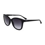 GUESS Women's Classic Sunglasses, Shiny Black, 54/17/140