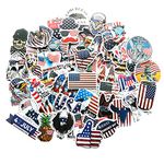 USA Sticker Flag USA Sticker Travel Sticker for case Helmet Motorcycle Tank United States American Flag Stickers Waterproof Sticker