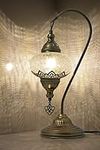 mozaist Turkish Lamp, Swan Neck Mos