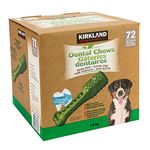 Kirkland Signature Dental Chews Pack of 72 Net Wt 1.9 Kg, 1.9 Kilogram