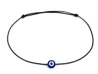 SUSVIJ TRENDING EVIL EYE BLACK THREAD ANKLET_Silk Dori For Girls| Women| Teenager Free Size