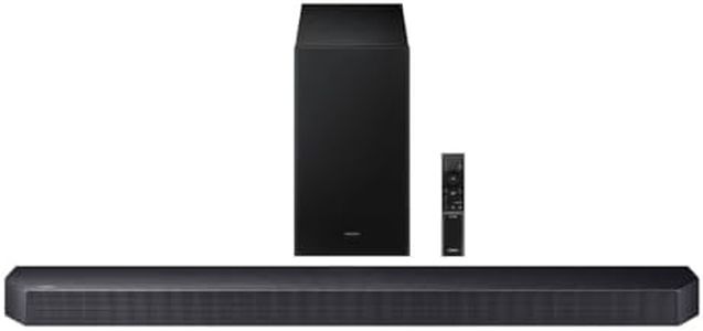 SAMSUNG Soundbar HW-Q600F/ZF - Dolby Atmos/DTS:X, Q-Symphony Gen II, 3.1.2 Kanäle, intelligenter Sound und Pro-Gaming-Modus [Länderversion Französisch]