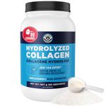 Hydrolyzed Collagen Peptides – Grass Fed Bovine Collagen Powder Types I & III – 3 Month Supply (908g) – Supports Joints, Hair, Skin & Nails – Easily Dissolves, Unflavored, Non-GMO, Gluten-Free