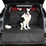 KYG Car Boot Protector For Dogs, 4 Layers Quilted Waterproof and Nonslip Backing Side/Bumper Protection for Trucks and SUVs, 102 * 180 * 34cm