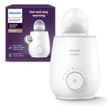 Philips AVENT Fast Baby Bottle Warmer with Smart Temperature Control and Automatic Shut-Off, SCF358/00