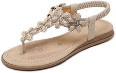 iCKER Women's Flat Sandals Ladies T