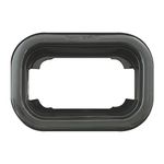 Grand General 80781 Rect. Black Grommet, 1 Pack