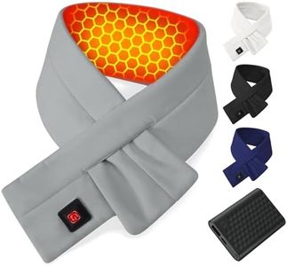 Men Women Heated Scarf Rechargeable Electric Neck Warmer Adult Guy Him Brother Dad Boyfriend Uncle Best Friendship Grandpa Grandfather Husband Son Law Happy Birthday Christmas Xmas Cool Unique Gifts