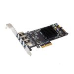 USB 3.1 Gen 2 10 Gbps 4 Port Type-A PCI-e 3.0 x4 ASMedia ASM3124 Controller