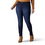 Lee Women's Plus Size Sculpting Slim Fit Skinny Leg Jean, Nightingale, 20, Nightingale, 20