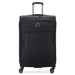 DELSEY PARIS - HELIUM DLX - Expandable Soft Large Suitcase - 77x49x33 cm - 115 liters - XL - Black