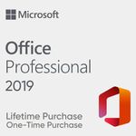 Microsoft Office 2019 Professional Plus | One-Time Lifetime purchase for 1 PC | Word, Excel, PowerPoint | Online Activation