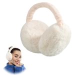 XINRUI Winter Ear Muffs for Women Thermal Ear Warmer Adjustable Warm Earmuffs Cute Fluffy Plush Ear Covers for Women Girls