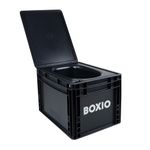 BOXIO Portable Toilet - Convenient Camping Toilet! Compact, Safe, and Personal Composting Toilet with Convenient Disposal for Camping, RVing, Boating, Road Trips and Other Recreational Activities