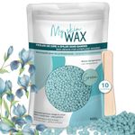 My Skin Wax - Hard Wax Beads, 800g, Hypoallergenic, Wax Beads for Sensitive Skin, Painless, Stripless Hair Removal Wax, Men, Women, Face wax, Leg Wax, Bikini Wax, Brazilian, Eye Brow, Lip