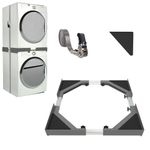 Zsytbyyds Heavy-Duty Full Size Stacking Kit for Washer and Dryer, Universal Stacking Kit for Washing Machine and Dryer, Suitable for 29"/28"/27"/26"/25"/24"Adjustable Washer Dryer Stacking Kit