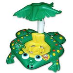 Poolmaster 81555 Learn-to-Swim Frog Seat with Top, Green