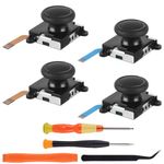 Replacement Joystick & Shell Compatible with Nintendo Switch Joy-Con, Thumbsticks Casing Repair Kit for Switch OLED Joy-con