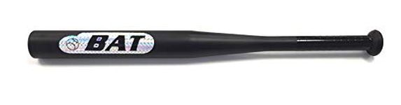 Heavy Duty Baseball Bat Alloy or Wooden Heavy Duty Training, Practice & Home Protection (29 Inch, black)