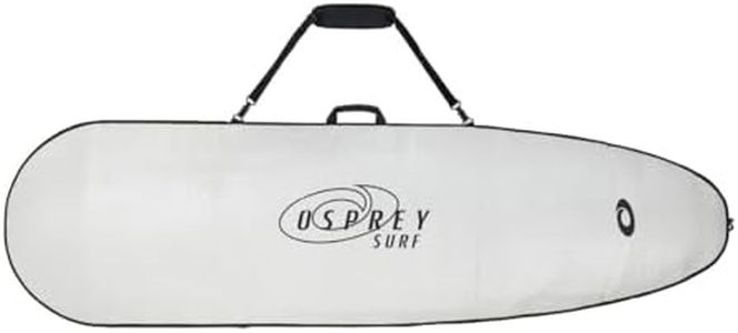 Osprey Surfboard Bag, Protective Travel Transport Cover for Foamie Surf Boards, Grey, 6 ft