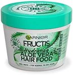 Garnier Fructis, 3-in-1 Hair Mask, Hydrating & Increases Shine, Hair Food Aloe Vera, 390ml