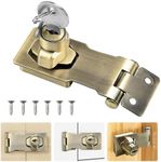 ADERTOS Keyed Hasp Lock Hasp and St