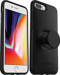 OtterBox + Pop Symmetry Series Case for iPhone 8 Plus & iPhone 7 Plus (ONLY - NOT Smaller 8/7) Non-Retail Packaging - Black