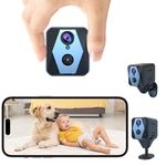 vebiliki 2K Spy Camera, Hidden Camera, WiFi Mini Cam, 100-Day Standby Time, Real-Time Recording, AI Motion Detection, Cloud & SD Storage, Auto Night Vision, Ideal Nanny Cam for Home Security