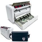 【Upgrade】Portable Money Counter Machine,800 Bills/Min,Nextlifei Bill Counter with UV/MG Counterfeit Detection,Bill Counting Machine for USA/EUR,Multi-Currency,Tickets,Business and Home Use