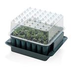 Agralan Plug Plant Trainer | Plant Seed Propagator | Grow Plug Plants from Seed | Self Watering Reservoir Windowsill | 49 Cell Propagator |