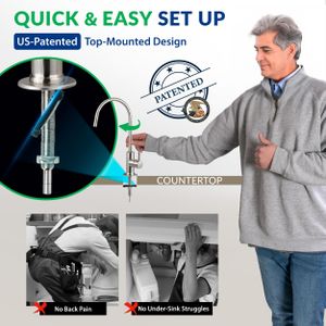 iSpring RCC7P-AK Reverse Osmosis Water Filtration System – 6-Stage