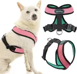 Gooby Comfort X Harness Dual Snap Mesh in Dog Harness - Watermelon, Small