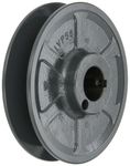 Browning 1VP56X 1 1/8 Variable Pitch Sheave, 1 Groove, Finished Bore, Cast Iron Sheave, for 3L, 4L or A, 5L or B Section Belt