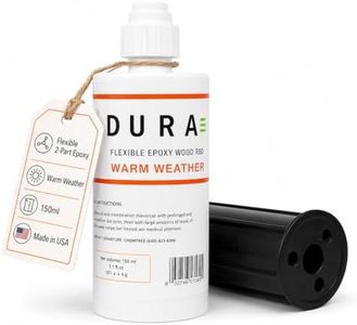 Dura-Fix Flexible Wood Repair Epoxy Filler. Warm Weather Formula. Resealable.150ml 2N1 Cartridge