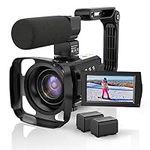 CUTELULY 4K Video Camera Camcorder 