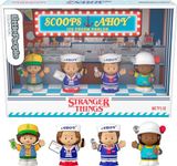 Little People Collector Stranger Things: Scoops Troop Special Edition Figure Set for Adults and Fans in a Gift Box to Display HVG76