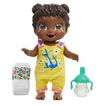 Baby Alive Baby Gotta Bounce Doll, Kangaroo Outfit, Bounces with 25+ SFX and Giggles, Drinks and Wets, Black Hair Toy for Kids Ages 3 and Up