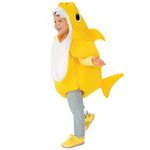 Kids Halloween Costume for Boys Shark Costume Girls Jumpsuit Cartoon Cosplay for Baby Funny Role Play (Yellow, 2-3T)