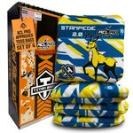 Titan Bags Stampede 2.0 Cornhole Bags - ACL PRO Approved Cornhole Bean Bags for Tournaments - Versatile & Durable Professional Cornhole Bags Ideal for Indoor/Outdoor Toss Games - Fractal (4 Pack)